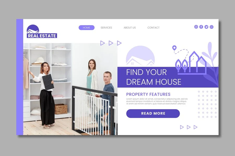 Real estate website development, Real estate web development, Real estate website designing, Real estate website design, Property listings, Realtors, Real estate marketing